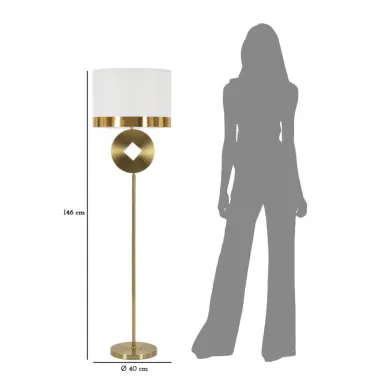 LAMPA PODŁOGOWA COIN 40X151 cm
